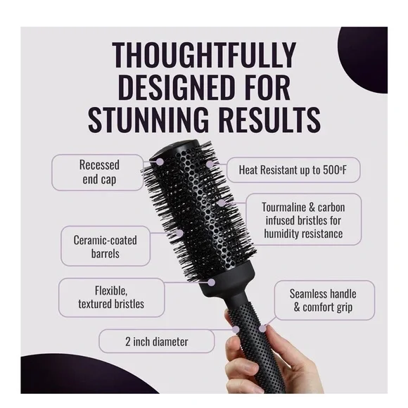 ERGO Professional Round Brush 2 3/4 barrel - Picture 2 of 9